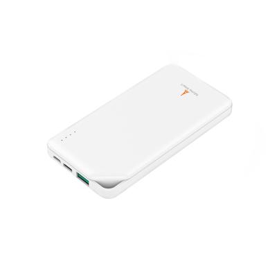 China Convenient Keyring 10000mAh Texture Finish Case QC 3.0 and Type-C PD Power Bank for sale