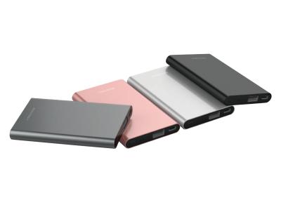 China Promotional 3000mAh Power Banks, Super Slim Aluminum with Intelligent Charge for sale