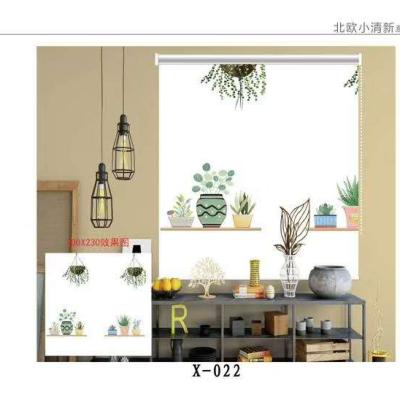 China 3D printed roller blinds digital printing blinds fabric for sale