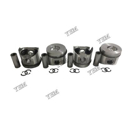 China 4PCS  Factory Outlet Piston With Rings For Yanmar 4TNV88 Engine for sale