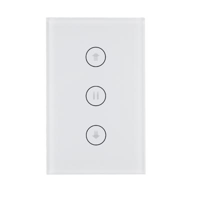 China Smart Wifi Remote Control Smart Switch Glass Door APP Roll US Standard Touch Switches for sale