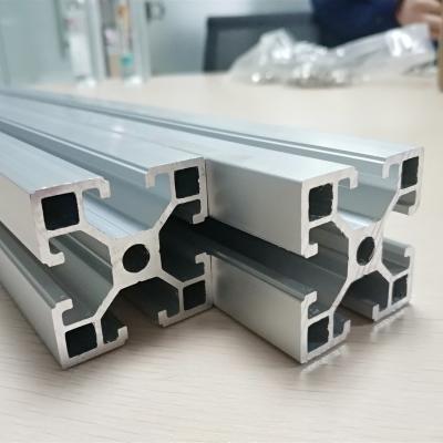 China Cold Drawn Aluminum Spare Parts Anodize T Slot Extruded Frame Profile Durable for sale