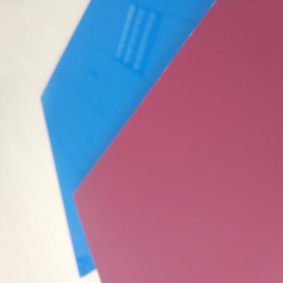 China Oberflächenschutz-Aluminiumplatten-Blatt, Aluminium-ACP-Blatt-rote blaue Beschichtung zu verkaufen