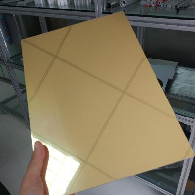 China Exterior perforado del espejo del grueso de aluminio impermeable de la hoja 1m m 2m m 3m m en venta