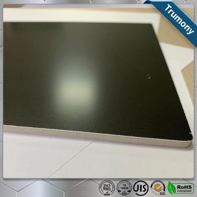 China El panel compuesto del alto grado de Matt de la hoja de aluminio negra del espejo para la cartelera de la decoración en venta