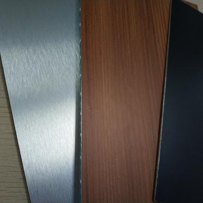 China Los 304 316 paneles compuestos plásticos grabados en relieve cepillados del acero inoxidable, el panel compuesto del metal en venta