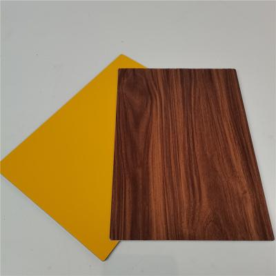 China Anti - Corrosion Wood Grain Aluminum Composite Panel For Outdoor Decoration for sale