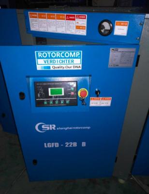China 30HP air screw compressor original german air end  in CE certificates, 5 years warranty for sale