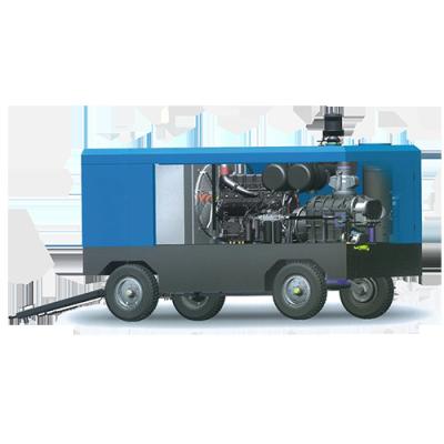 China Diesel móvel de alta pressão parafuso giratório conduzido 930Cfm 510Psi do compressor de ar à venda