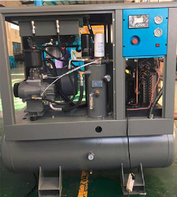 China Integrated 7.5 Hp Rotary Screw Air Compressor 5.5Kw With Thermostatic Valve for sale