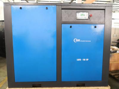 China Blue Oil Injected Rotary Screw Compressor , Horizontal Air Compressor 15-60hz for sale