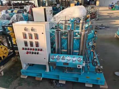 China Compresor de relleno sin aceite del cilindro de oxígeno del compresor 200bar del oxígeno del pistón en venta