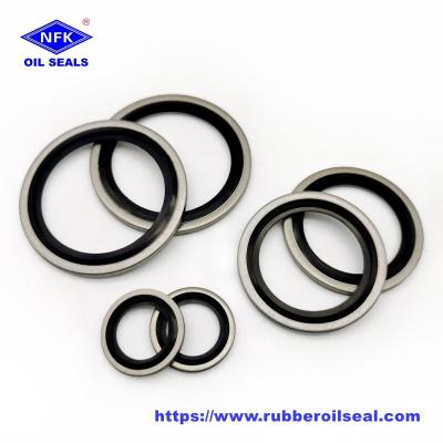 China 1/2“ Dowty-Dichtung FKM/Nbr zahnradpumpe BSP 316 NBR+Stainless Stahlverbundene Gummidichtung O-Ring zu verkaufen