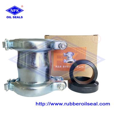 China Tire Coupling NBR FKM Rubber Oil Injection Pipe Coupling With Rub-Ber Type Element for sale