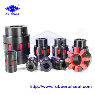 China Pu Rubber Flexible Elastic Spiders Coupling Plum Shaft Couplings For Jaw Bush Shaft Coupler for sale