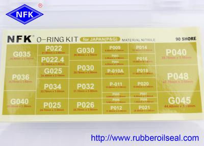 China Excavator Parts O Ring Kit 397 PCS P/G Seal Ring Box High Pressure Resistant   for sale