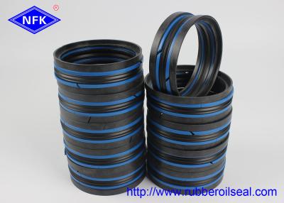 China Black Blue Hydraulic Piston Seals , Double Acting Piston Seal 80*60*35.1mm Size for sale