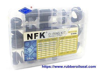 中国 Nbr Fkmのケイ素のゴム製Oリングのシールのキット箱の高温抵抗 販売のため
