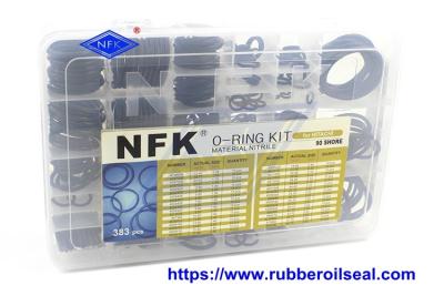 China Hitachi 90 90 Durometer 383pcs Hydraulic O Ring Seal Kit Rubber Nbr O Ring Kit for sale
