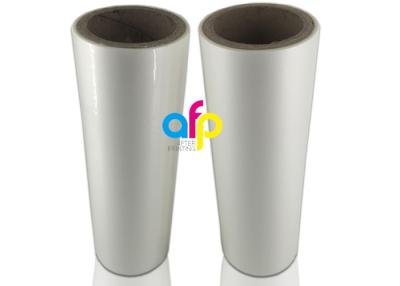 China 18 Mic Laminating Plastic Roll , PET EVA Gloss Laminated Packaging Films for sale