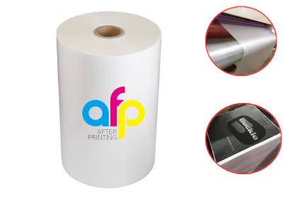 China Double Side Corona Treated Thermal Laminate Roll , Spot UV Varnish Thermal Film for sale