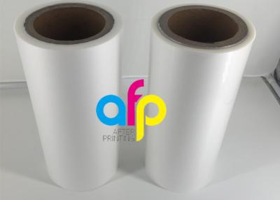 China Super weißer klarer Glanz-lamellierender Film BOPP + EVA für Papierlaminierung zu verkaufen