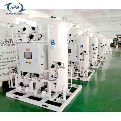 China PSA 400Nm3/H Gerador de nitrogénio de alta pressão 99,9% de pureza Para alimentos, metalurgia, química à venda