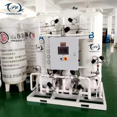 China Instalación de generadores de oxígeno de gas PSA de 15Nm3/h Sistema de generadores de oxígeno de pureza del 93% en venta