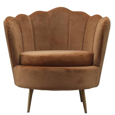 China SGS Defaico Furniture Wood Frame Velvet Living Room barrel Chairs for sale