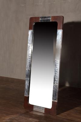 China 175cm Height Aluminium Vintage Looking Mirrors For Bedroom for sale
