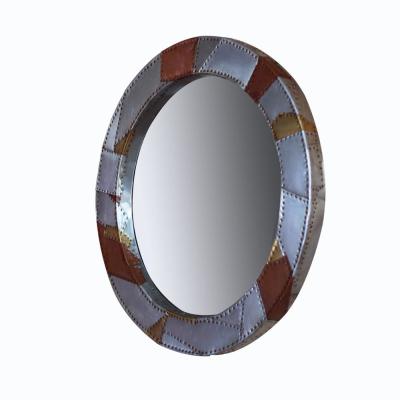 Chine Cru en laiton antique de diamètre du miroir 80cm de rond de Defaico regardant des miroirs à vendre