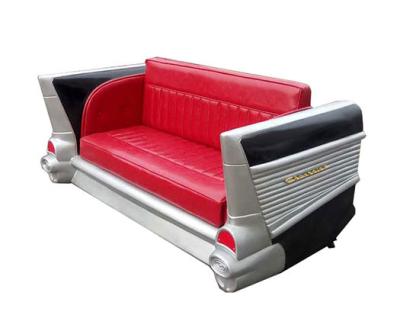 Chine Rouge/bleu Chevy Couch 1957 57 Chevy Sofa Couch With Light à vendre