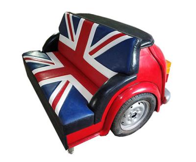 中国 小型英国国旗の座席車の形のソファーによっては小型車のソファーが横たわる 販売のため