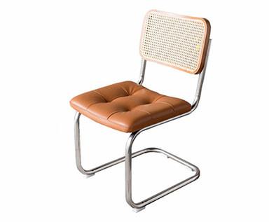 China Cadeira sem braços de Cesca do Rattan do vintage com couro do plutônio/tela Seat à venda