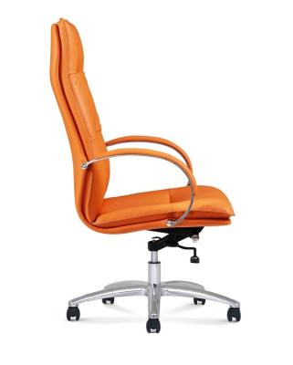 China 40HQ Ergonomic Leather Executive  Mid Back Revolving Chair Height Adjustment SGS for sale