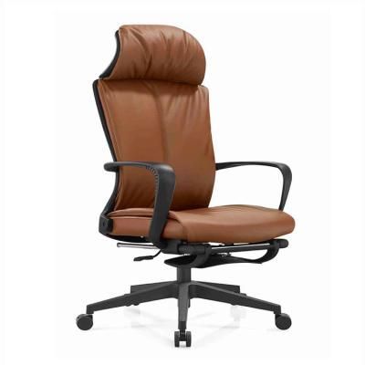 China 129cm Leather Reclining Desk Classic Executive Chair 170 Degree Ergonomics for sale