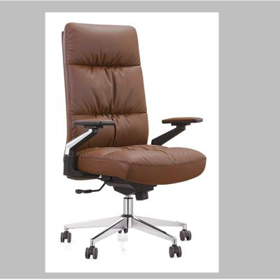 China high-back executive office chair PU leather chair with wheel for sale