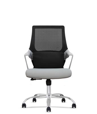 China Mesh office chair mid-back PP office staff swivel chairs ergonomic executive office chair for sale