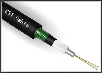 China Black Loose Tube Duct Fiber Optic Cable With E Glass Strengthen Member for sale