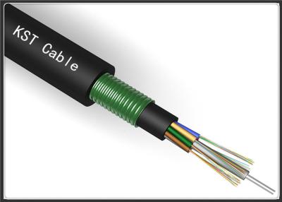 China Long Distance Ethernet Fiber Optic Cable Outdoor Steel Wire Armored Cable for sale