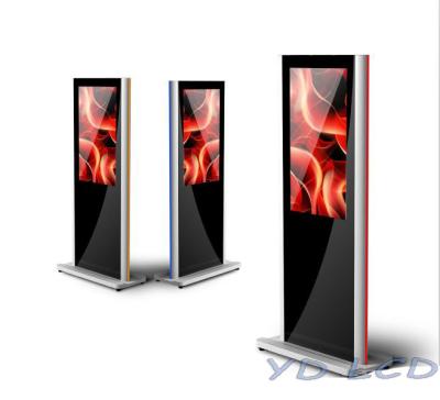 China Floor Standing Digital Ad Screens With HD Panel for sale