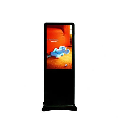 China 75 Inch Floor Standing Digital Signage 178 Degree Visible Angle For Indoor Ad for sale