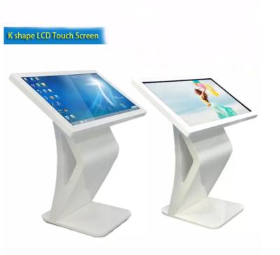 China Interactive Multi Points Touch Screen Signage , K Shape LCD Kiosk Displays for sale