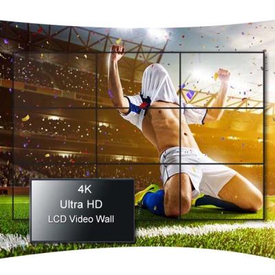 China 55 Inch Ultra Thin Bezel Video Wall , Wall Mounting LCD Video Display for sale