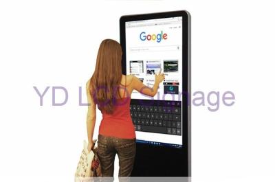 China 43 Inch Digital Media Signage , Touch Screen Information Kiosk With LED Backlight for sale