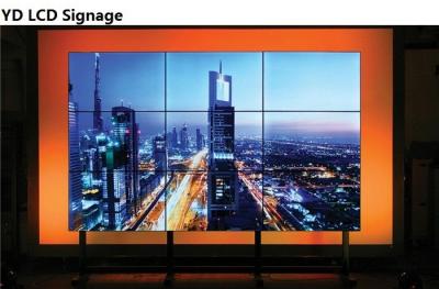 China 500 Nits Slim Bezel Commercial Video Wall , 55 Inch LCD Wall Display Screen for sale