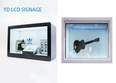 Κίνα Πλήρης επίδειξη οθόνης αφής HD διαφανής, περίπτωση διαφήμισης 22» εσωτερική διαφανής LCD προς πώληση