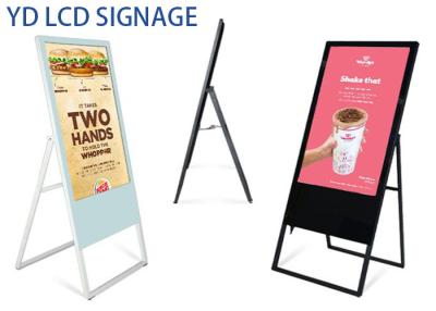 China Indoor Portable Floor Standing Lcd Advertising Display 47/49 Inch LCD Poster Screen for sale