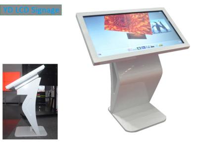 China Floor Stand Interactive Touch Screen Kiosk Advertising Touch Screen K Shape TFT Type for sale