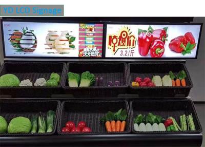 China Promotion Indoor Shelf Advertising LCD Display Tablet Digital Signage Retail Shop Used for Showing Price for sale
